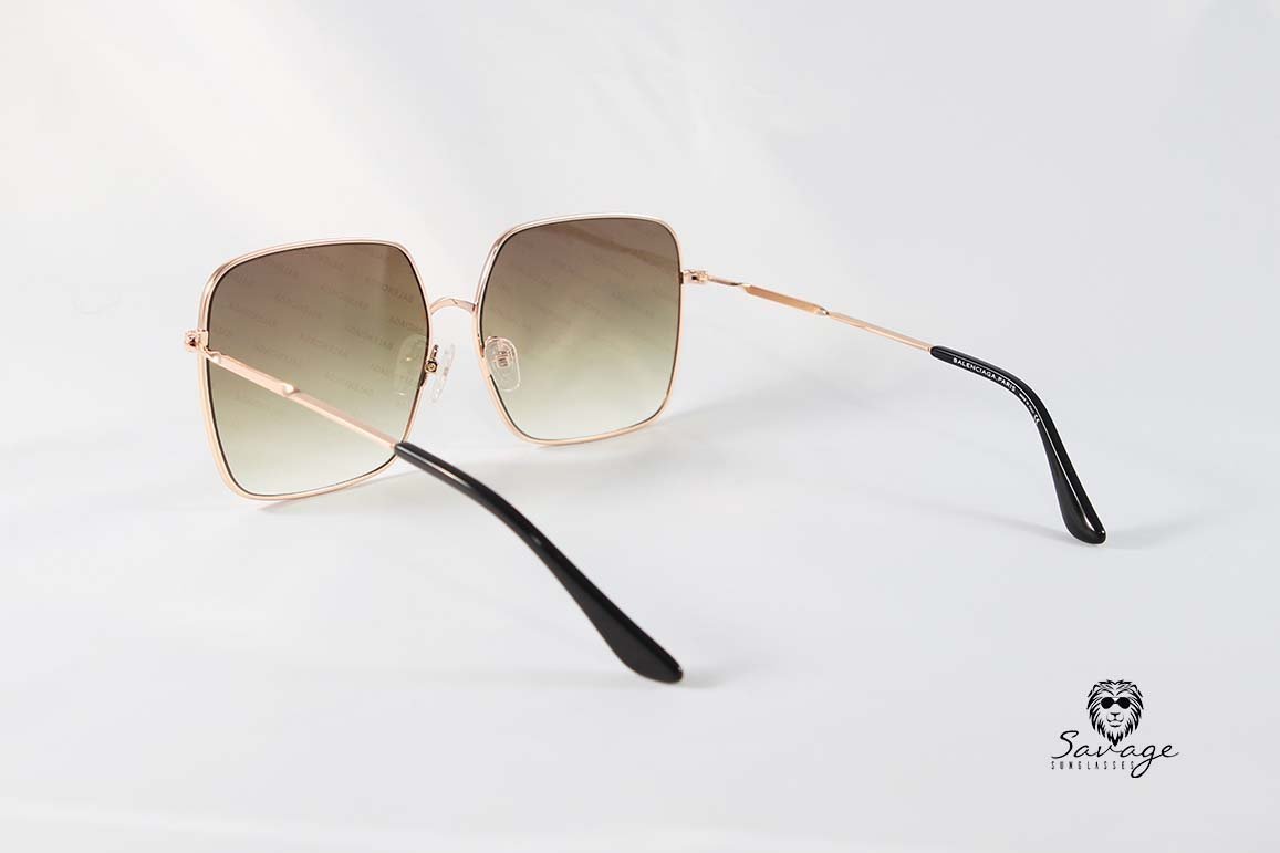 BA 0127-S Black Frame Gold - savagesunglassescol